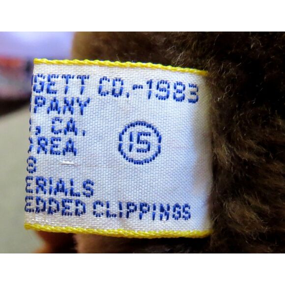 Vintage 1983 Dakin Stuffed Moose Plush by Chewie Newgett Co. - Picture 7 of 8